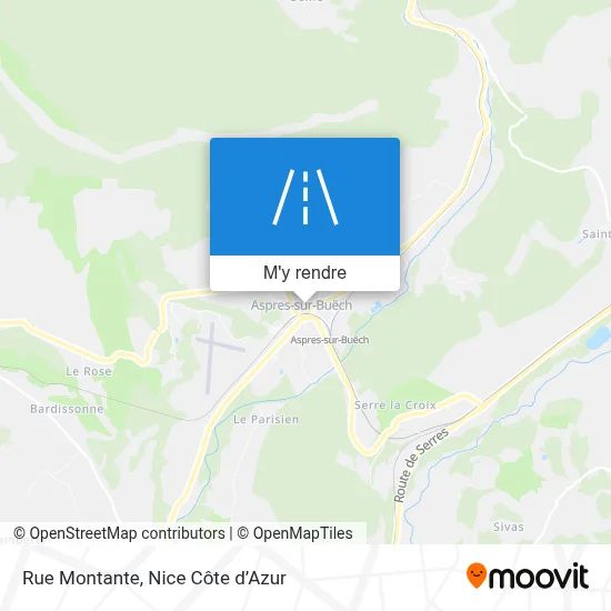 Rue Montante plan