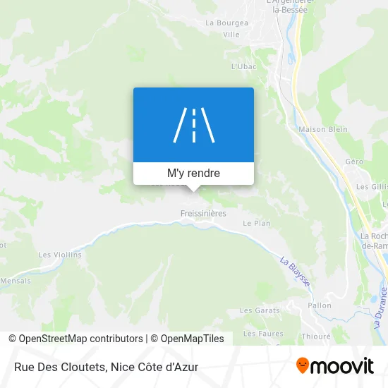 Rue Des Cloutets plan
