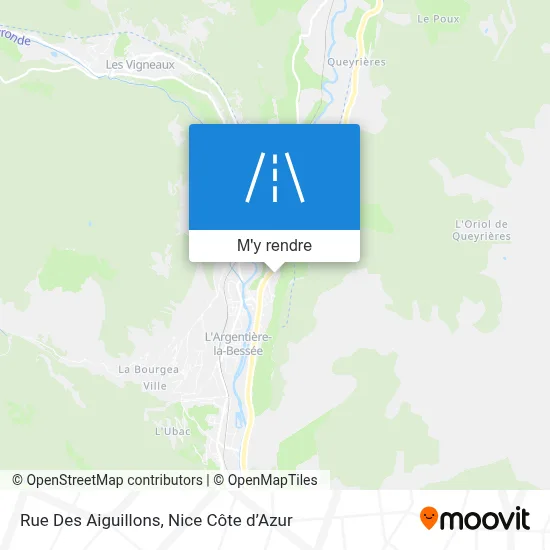 Rue Des Aiguillons plan