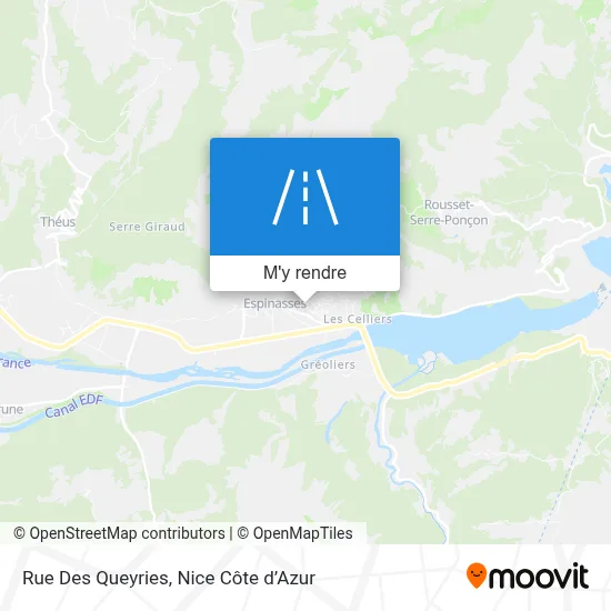 Rue Des Queyries plan