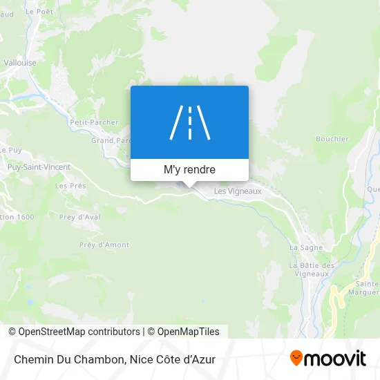 Chemin Du Chambon plan
