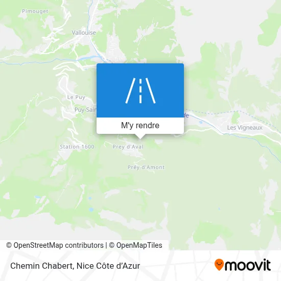 Chemin Chabert plan