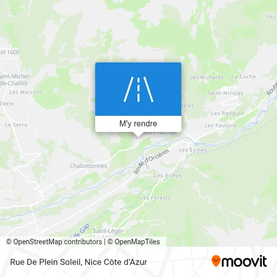 Rue De Plein Soleil plan