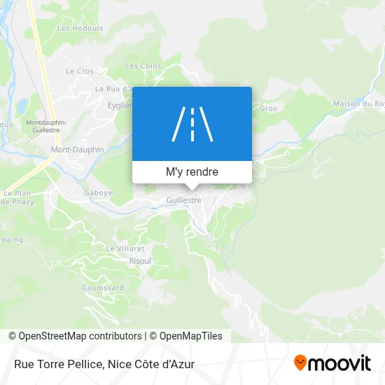 Rue Torre Pellice plan