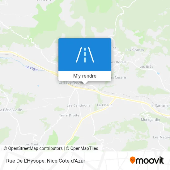 Rue De L'Hysope plan