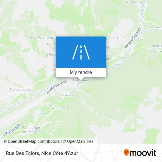 Rue Des Eclots plan
