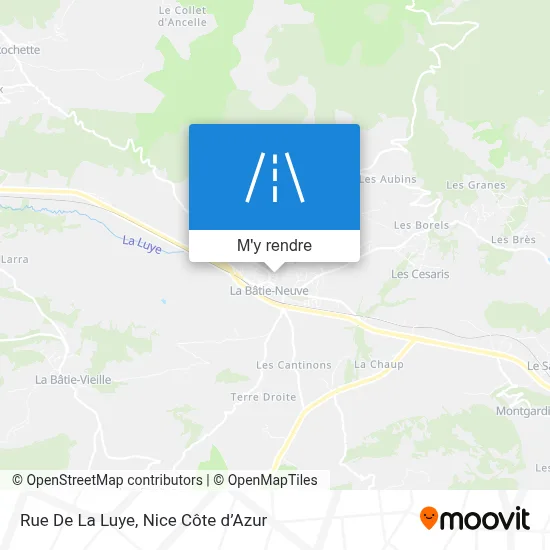 Rue De La Luye plan