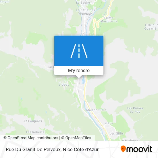 Rue Du Granit De Pelvoux plan