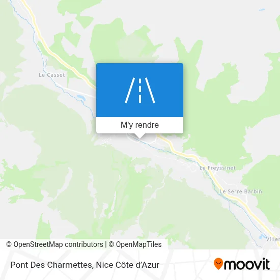 Pont Des Charmettes plan