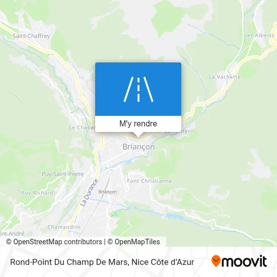 Rond-Point Du Champ De Mars plan