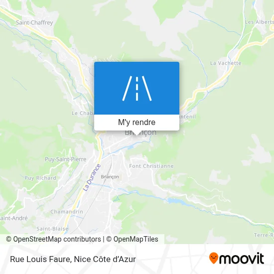Rue Louis Faure plan