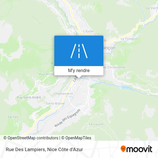 Rue Des Lampiers plan