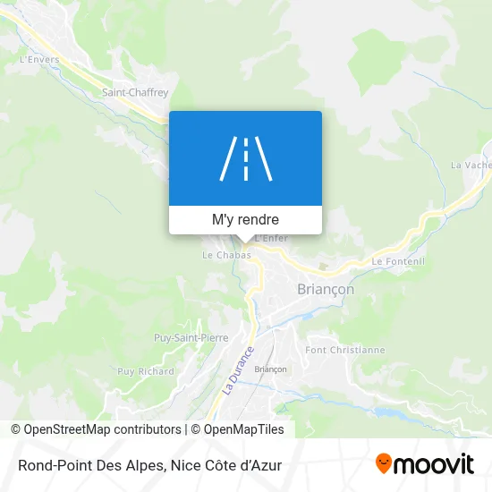 Rond-Point Des Alpes plan