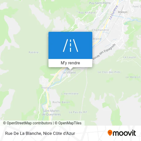 Rue De La Blanche plan