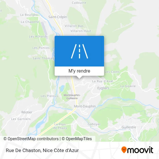 Rue De Chaston plan