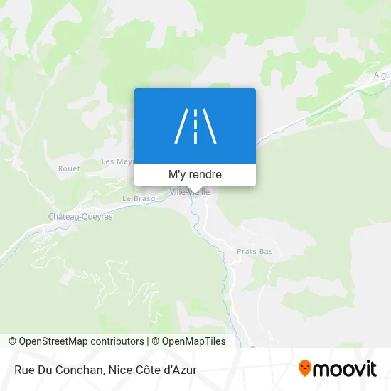 Rue Du Conchan plan