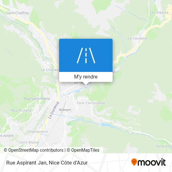 Rue Aspirant Jan plan