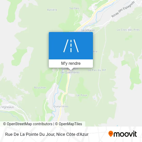 Rue De La Pointe Du Jour plan