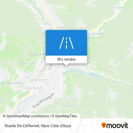 Ruelle De L'Infernet plan