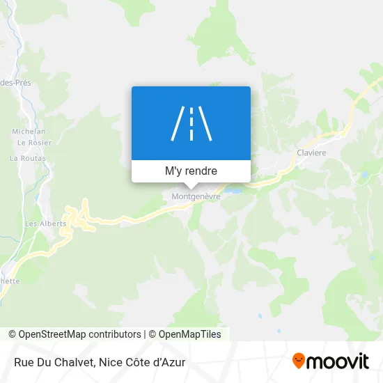 Rue Du Chalvet plan