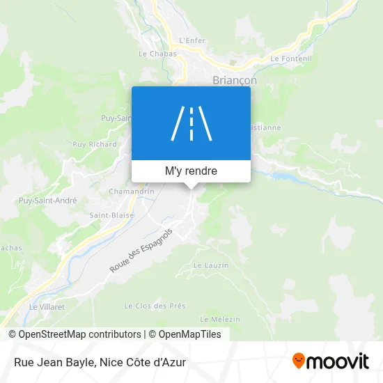 Rue Jean Bayle plan
