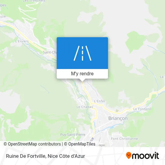 Ruine De Fortville plan