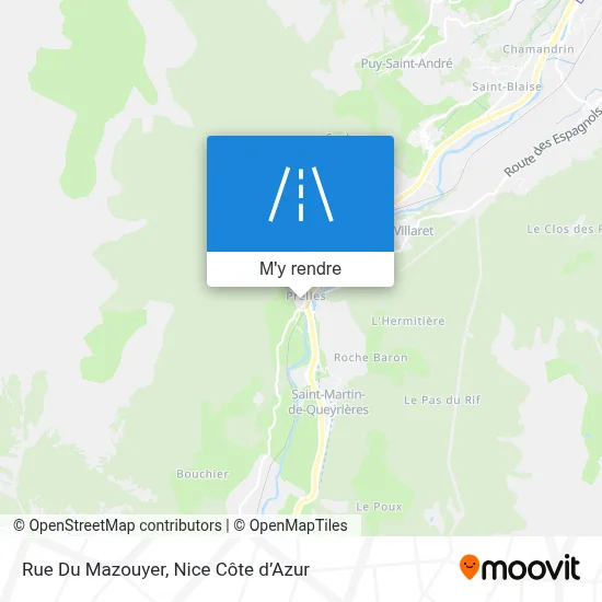 Rue Du Mazouyer plan