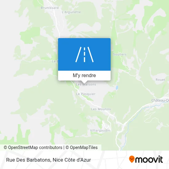 Rue Des Barbatons plan