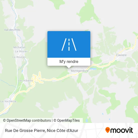 Rue De Grosse Pierre plan