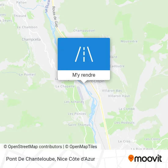 Pont De Chanteloube plan