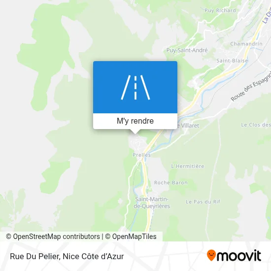 Rue Du Pelier plan