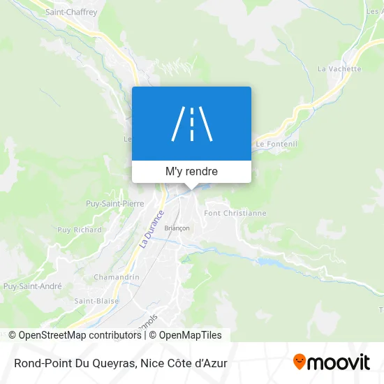 Rond-Point Du Queyras plan