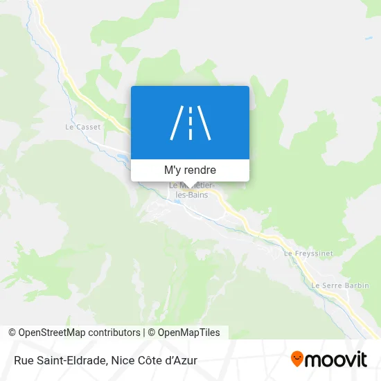Rue Saint-Eldrade plan