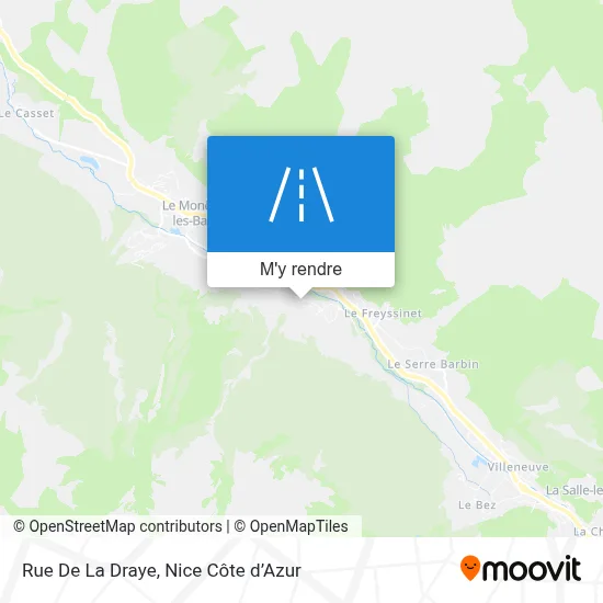 Rue De La Draye plan