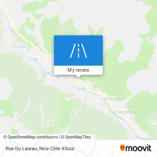 Rue Du Laurau plan
