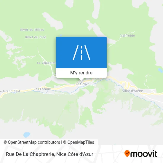 Rue De La Chapitrerie plan