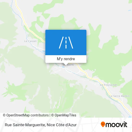 Rue Sainte-Marguerite plan