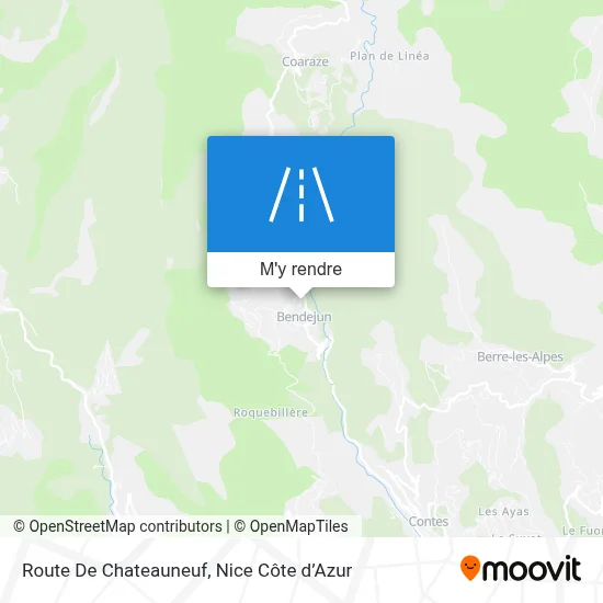 Route De Chateauneuf plan