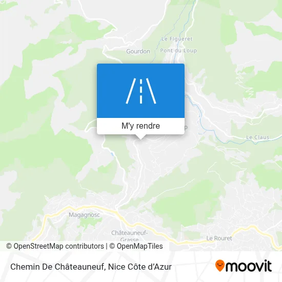 Chemin De Châteauneuf plan