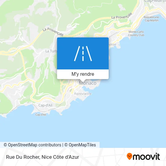 Rue Du Rocher plan