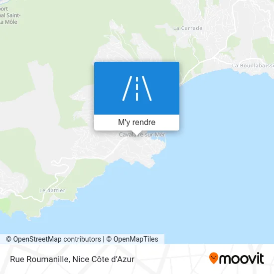 Rue Roumanille plan