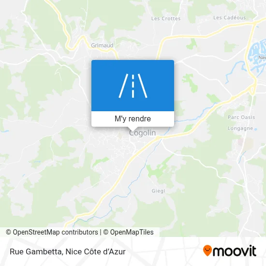Rue Gambetta plan