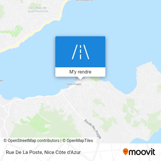 Rue De La Poste plan