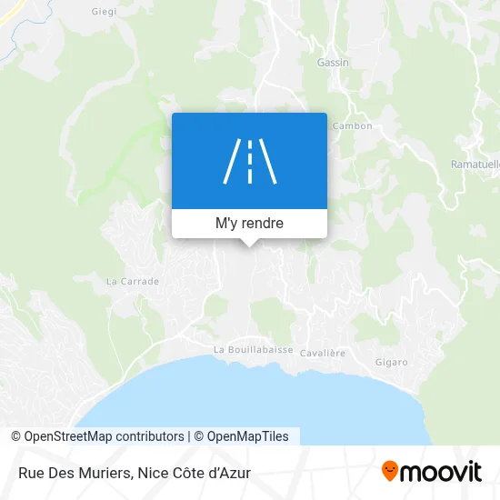 Rue Des Muriers plan