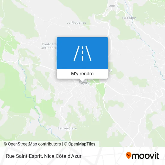 Rue Saint-Esprit plan