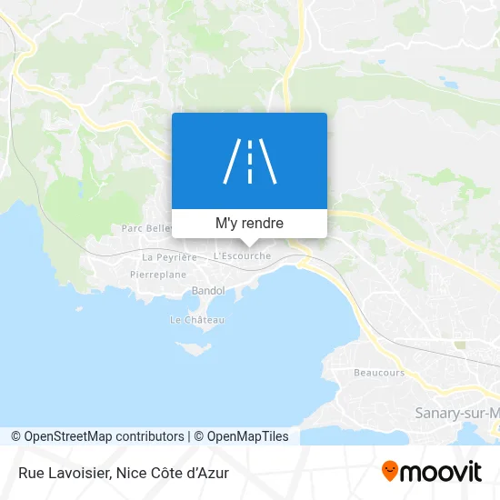 Rue Lavoisier plan