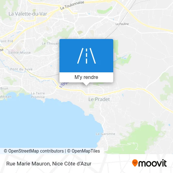 Rue Marie Mauron plan
