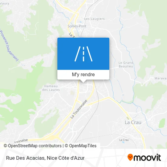 Rue Des Acacias plan