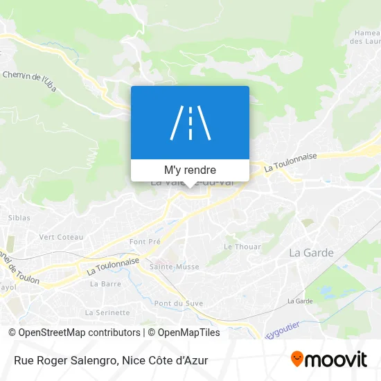Rue Roger Salengro plan
