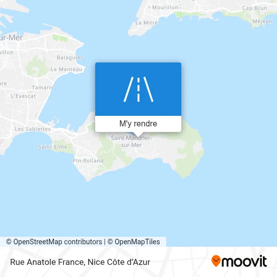 Rue Anatole France plan